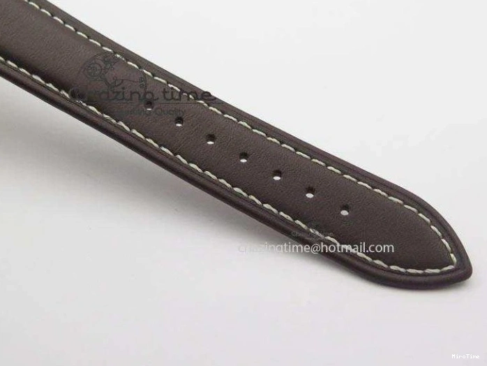 MiroTime 0419 Cellini Date YG White Numeral Dial On Brown Leather Strap A Affordable 3883